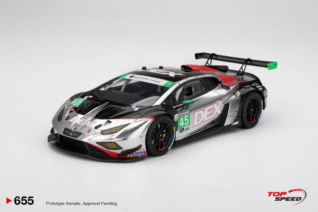 2025 No. 45 Daytona 24hr GTD Evo2 Lamborghini 1:18 scale replica