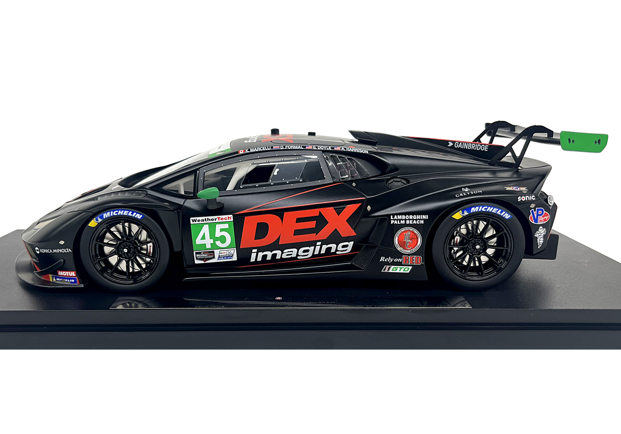 Autographed 2024 No. 45 Daytona GTD Lamborghini 1:18 scale replica