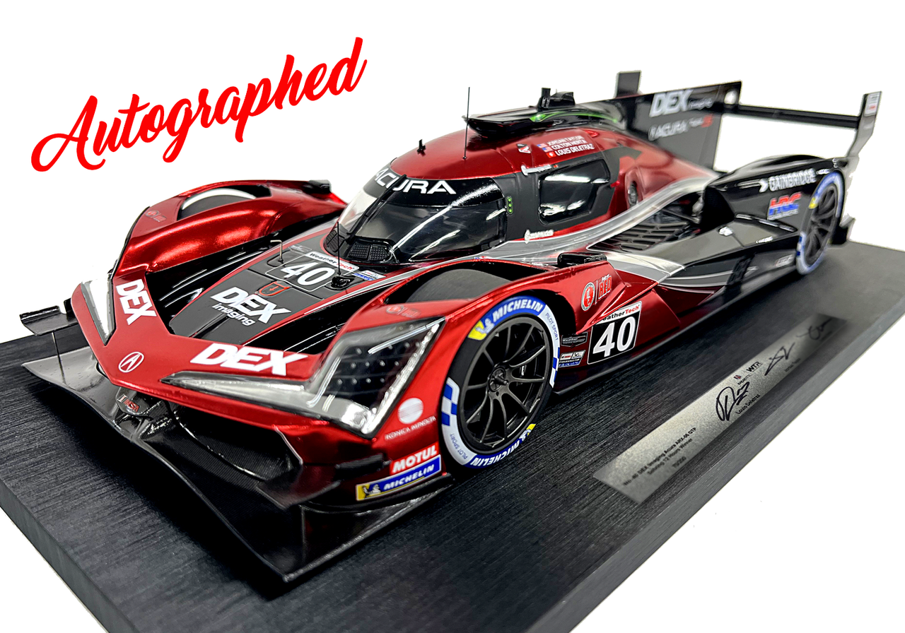 Autographed 2024 Sebring 12hr WINNER #40 Acura ARX-06 1:18 Scale Car
